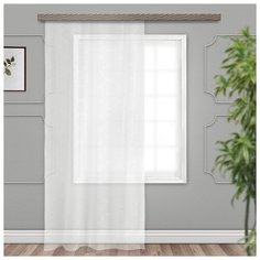 Тюль Witerra Диамант на ленте 150x275 см белый