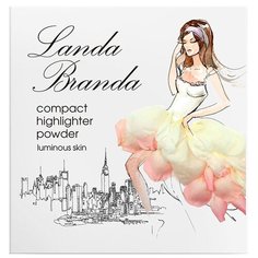 Landa Branda Пудра-хайлайтер Сияющая кожа frosty rose