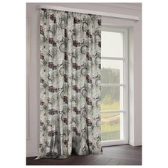 Портьеры ТД Текстиль Время (106256/106255) на ленте 270 см 1 шт. серый