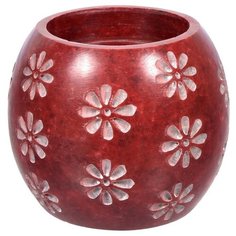 Банные штучки Испаритель и подсвечник 2в1 Цветы коричневый