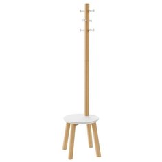 Напольная вешалка Umbra Pillar Stool white/natural