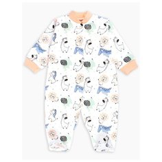 Комбинезон Веселый Малыш размер 68, разноцветный