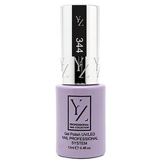Гель-лак для ногтей Yllozure Nail Professional System, 12 мл, оттенок 344 иссиня черный