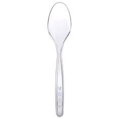 OfficeClean Ложки столовые одноразовые пластиковые 18 см (48 шт.) бесцветный