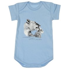 Боди LEO размер 62, голубой Лео