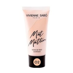 Vivienne Sabo Тональный крем Mat Mattin, 25 мл, оттенок: 02 бежевый