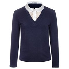 Лонгслив Nota Bene размер 122, темно-синий