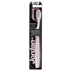 Зубная щетка Jordan Expert Clean soft, розовый