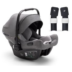 Автокресло-переноска группа 0+ (до 13 кг) Bugaboo Turtle Air by Nuna (+адаптер для коляски FOX), grey melange
