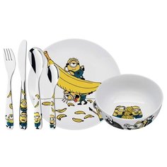 Столовый сервиз WMF Minions 1286079964, 1 персона белый/желтый