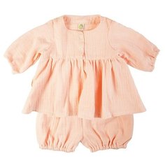 Комплект одежды Сонный Гномик размер 68, персиковый