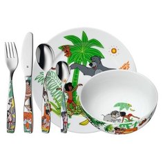 Столовый сервиз WMF Jungle Book 1283309964, 1 персона белый/зеленый
