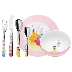Столовый сервиз WMF Princess 1282409964, 1 персона белый/розовый