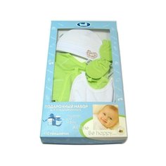 Комплект одежды Наша мама размер 56, белый/зеленый