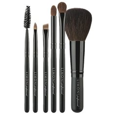 Набор кистей Limoni Compact Kit, 6 шт. черный/коричневый