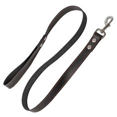 Поводок для собак Homepet простроченный (52120) черный 1.2 м 20 мм