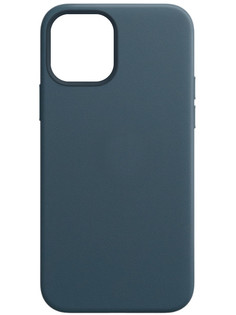 Чехол для APPLE iPhone 12 / 12 Pro Leather Case with MagSafe Baltic Blue MHKE3ZE/A