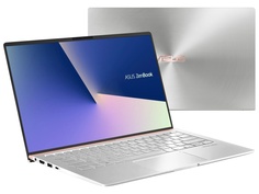 Ноутбук ASUS Zenbook UM433DA-A5010T Silver 90NB0PD6-M01490 (AMD Ryzen 7 3700U 2.3 GHz/8192Mb/512Gb SSD/AMD Radeon Vega 10/Wi-Fi/Bluetooth/Cam/14.0/1920x1080/Windows 10 Home 64-bit)