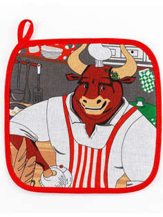 Прихватка Доляна Повар 17x17cm 5135281