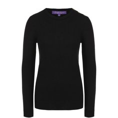 Кашемировый облегающий пуловер с круглым вырезом Ralph Lauren