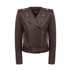Кожаная куртка Balmain