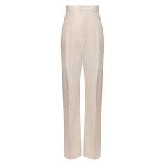 Брюки из льна и вискозы Jacquemus