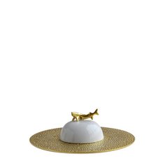 Икорница с крышкой Ecume Or Bernardaud