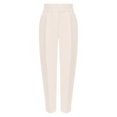 Брюки из смеси вискозы и льна Brunello Cucinelli