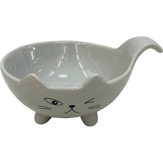 Миска для животных Foxie Cat Bowl Белая керамическая 220 мл