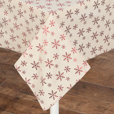 Скатерть Kaemingk Snowflakes 140x180 см в ассортименте