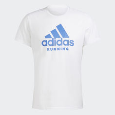 Футболка для бега Logo Graphic adidas Performance