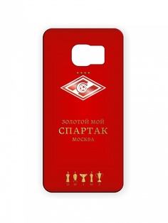 Spartak Чехол для Samsung Galaxy S6 Edge "ЗОЛОТОЙ МОЙ СПАРТАК МОСКВА" красный