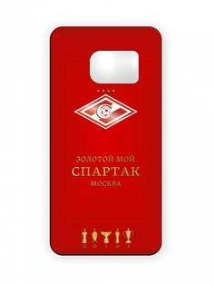 Spartak Чехол для Samsung Galaxy S7 Edge "ЗОЛОТОЙ МОЙ СПАРТАК МОСКВА" красный