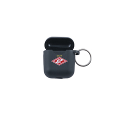 Силиконовый чехол для наушников ФК Спартак черный Spartak