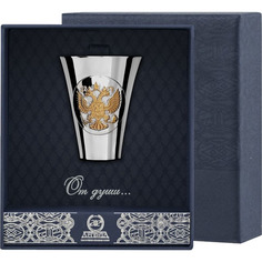 Стопка "Герб" с позолотой АргентА