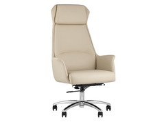 Кресло руководителя TopChairs Viking Бежевый, экокожа Stool Group