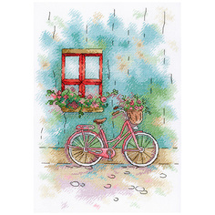 Набор для вышивания Французский дворик 27 х 20см арт. А-008 МП Студия