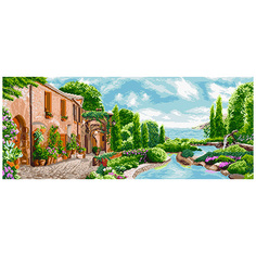 Канва с рисунком Матренин посад Отдых у моря 40*90 см 1933