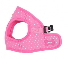Шлейка-жилет для собак Puppia Dotty S, полиэстер, розовый