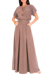 Вечернее платье женское Argent ALDS8048 коричневое 48