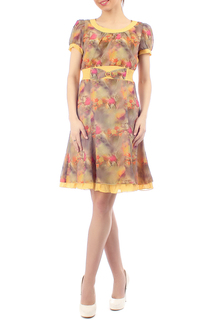 Платье женское Lamiavita ЛА-435(02) желтое 52