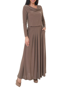 Вечернее платье женское Argent LALDT8022 бежевое 50