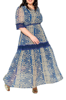 Вечернее платье женское KR 1574 синее 58