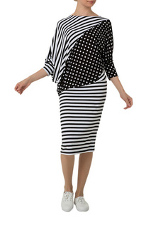 Платье женское Adzhedo 41735 белое 4XL