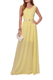 Вечернее платье женское FRANCESCA LUCINI F14226 желтое 44