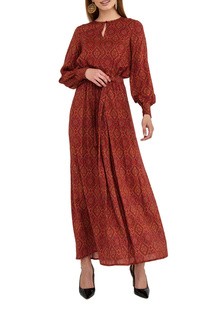 Вечернее платье женское Alina Assi 11-503-0030-TERRACOTTAPRINT оранжевое XL