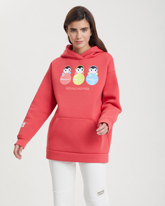 Худи женское BARMARISKA Неваляшка розовое 36-38