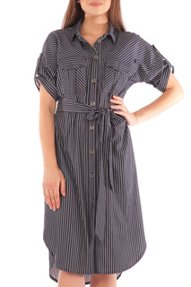 Платье-рубашка женское Lamiavita ЛА-В703(01) синее 50