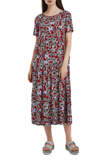 Платье женское Alina Assi 11-503-066-REDBLACKFLOWERS красное M-162177