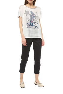 Футболка женская COMMA 88.708.32.3153 синяя 44